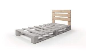 Elegancki Zagłówek Drewniany Sosnowy do Łóżka Paletowego – 6 Kolorów, Wiele Rozmiarów! (Z1)